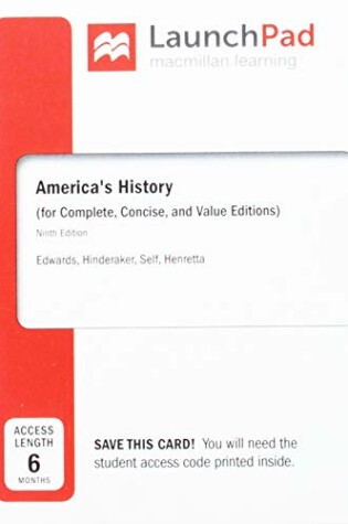 Cover of Launchpad for America's History and America's History: Concise Edition (1-Term Access)