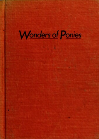 Book cover for Wonders of Ponies