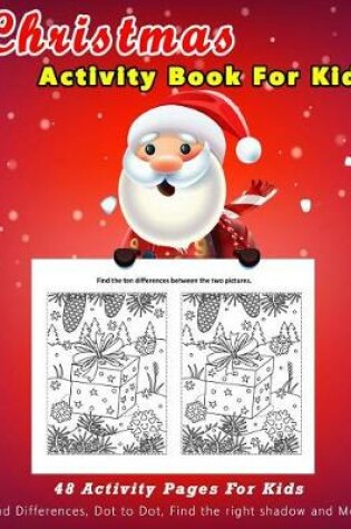 Cover of Christmas Activity Book For Kids