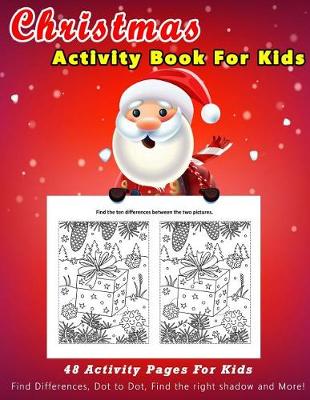 Book cover for Christmas Activity Book For Kids