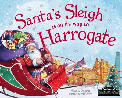 Book cover for Santa's Sleigh is on it's Way to Harrogate
