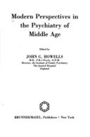 Cover of Modern Perspec Psy Middle Age