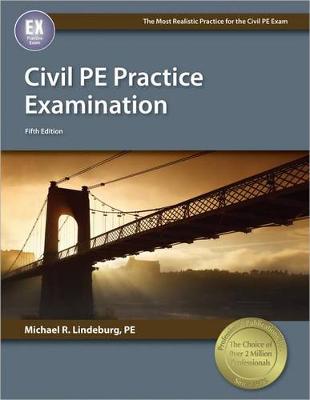 Book cover for Civil PE Practice Examination