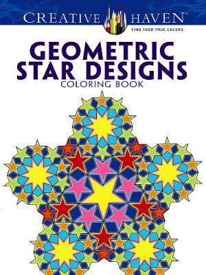 Book cover for Creative Haven Geometric Star Designs Coloring Book