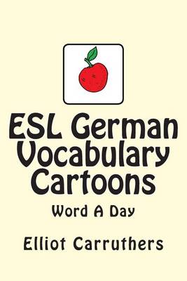 Book cover for ESL German Vocabulary Cartoons