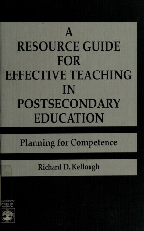 Book cover for Resource Guide for Effective Teaching in Postsecondary Education