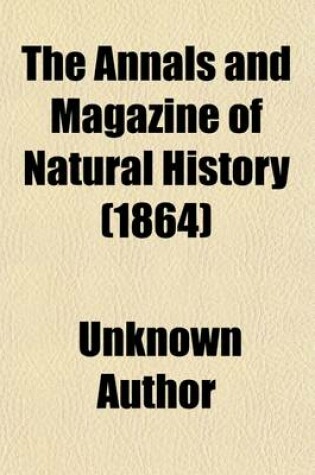 Cover of The Annals and Magazine of Natural History (1864)