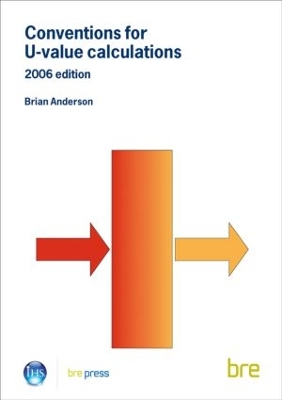 Book cover for Conventions for U-Value Calculations
