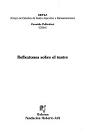 Book cover for Reflexiones Sobre el Teatro