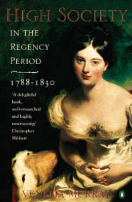 Book cover for High Society in the Regency Period