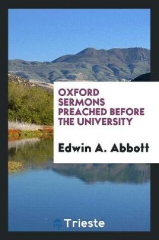 Cover of Oxford Sermons Preached Before the University