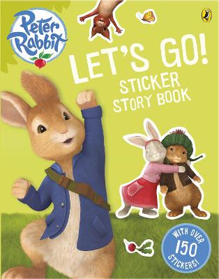 Book cover for Peter Rabbit Animation: Let's Go! Sticker Story Book