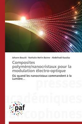 Book cover for Composites Polymere/Nanocristaux Pour La Modulation Electro-Optique