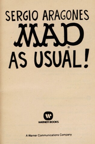 Cover of Mad as Usual