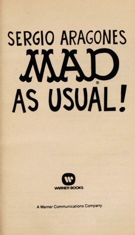 Book cover for Mad as Usual