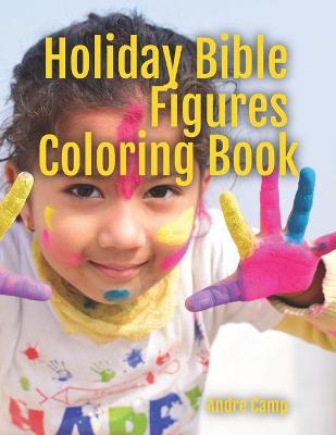 Book cover for Holiday Bible Figures Coloring Book