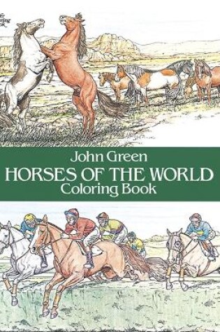 Cover of Horses of the World Colouring Book