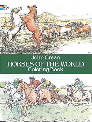 Cover of Horses of the World Colouring Book