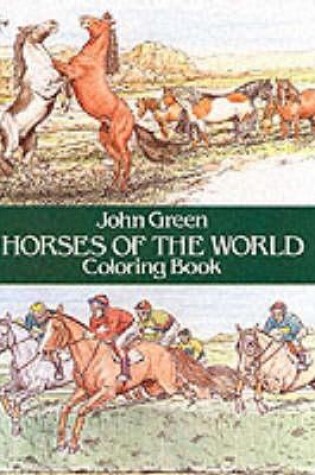 Cover of Horses of the World Colouring Book