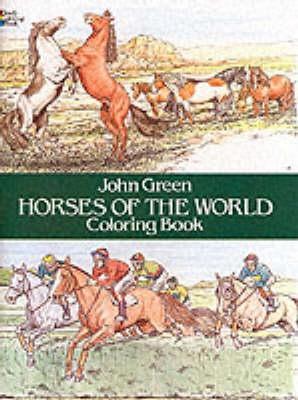 Book cover for Horses of the World Colouring Book