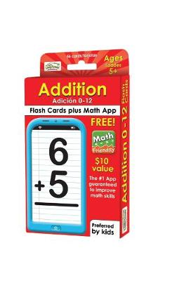 Book cover for Addition 0-12 Flash Cards