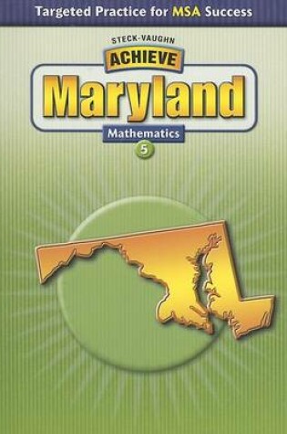 Cover of Achieve Maryland: Matematics 5