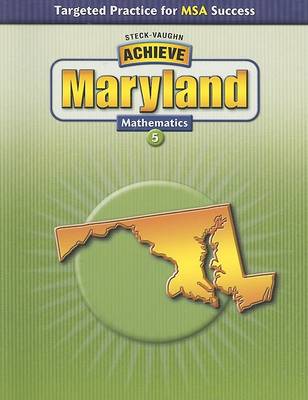 Cover of Achieve Maryland: Matematics 5