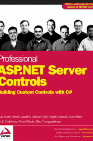 Cover of Professional ASP .NET Server Controls