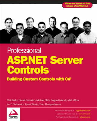 Book cover for Professional ASP .NET Server Controls