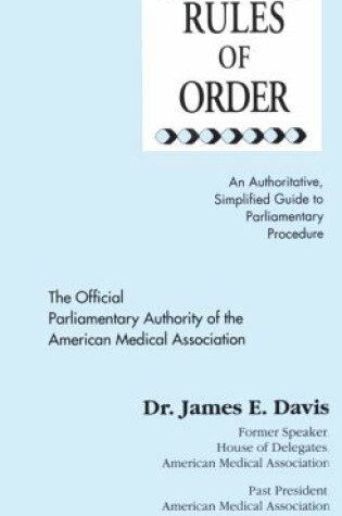 Cover of Rules of Order