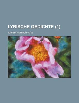 Book cover for Lyrische Gedichte (1 )