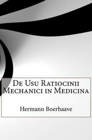 Cover of De Usu Ratiocinii Mechanici in Medicina