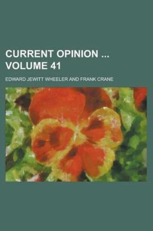 Cover of Current Opinion Volume 41