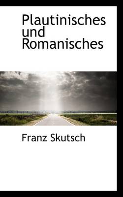 Book cover for Plautinisches Und Romanisches