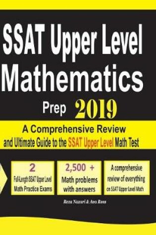 Cover of SSAT Upper Level Mathematics Prep 2019