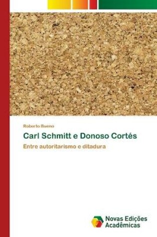 Cover of Carl Schmitt e Donoso Cortes