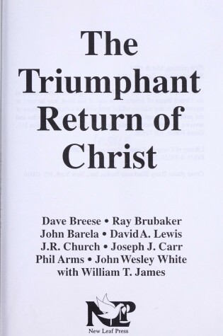 Cover of The Triumphant Return of Christ