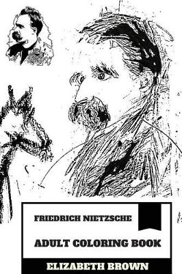 Book cover for Friedrich Nietzsche Adult Coloring Book