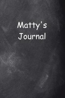 Cover of Matty Personalized Name Journal Custom Name Gift Idea Matty