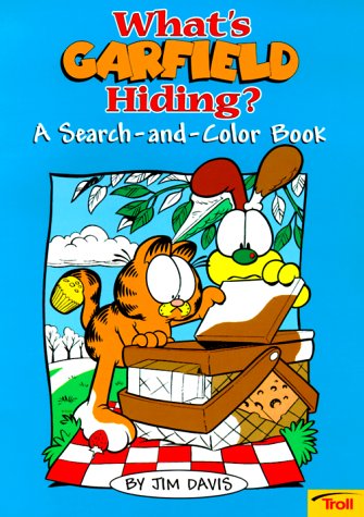 Book cover for What's Garfield Hiding Search & Color