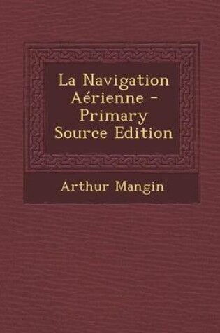 Cover of La Navigation Aerienne