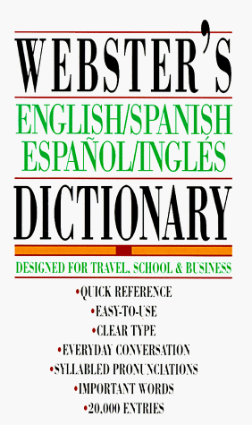 Cover of Webster's English/Spanish