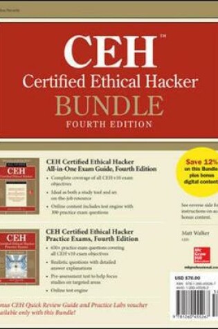 Cover of CEH Certified Ethical Hacker Bundle, Fourth Edition