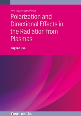 Cover of Polarization and Directional Effects in the Radiation from Plasmas