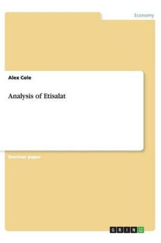 Cover of Analysis of Etisalat