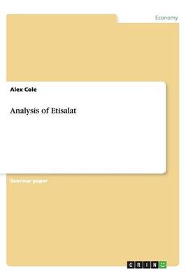 Book cover for Analysis of Etisalat