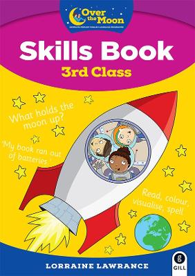 Book cover for OVER THE MOON 3rd Class Skills Book