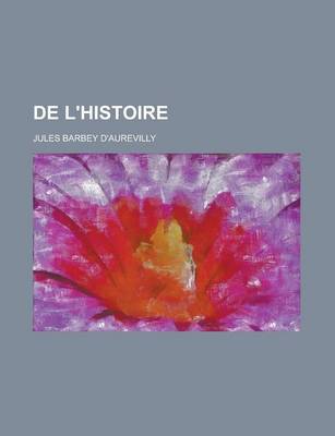 Book cover for de L'Histoire