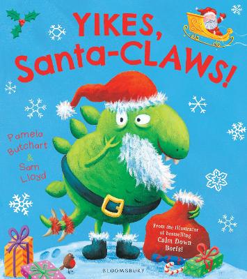 Book cover for Yikes, Santa-CLAWS!