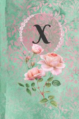 Book cover for Personalized Monogrammed Letter X Journal